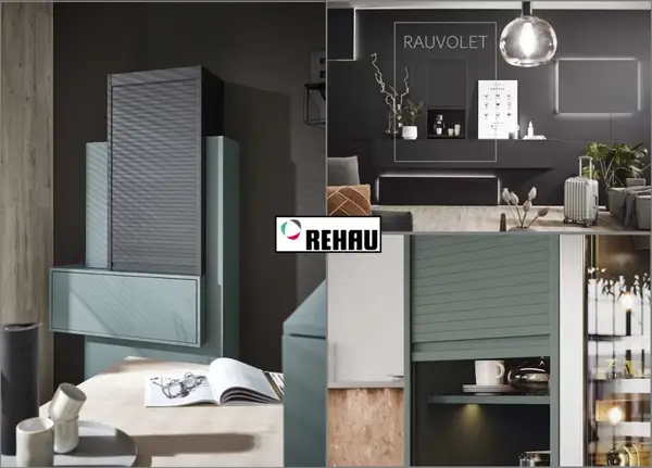 Usa rulou RAUVOLET pentru depozitare smart in spații moderne