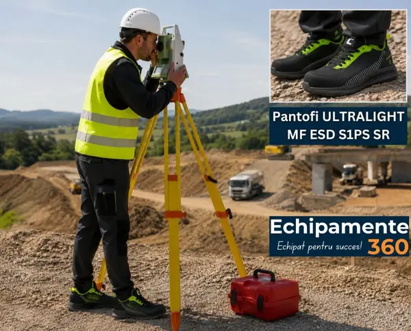 Confort și siguranță la fiecare pas cu pantofii ULTRALIGHT MF ESD S1PS SR